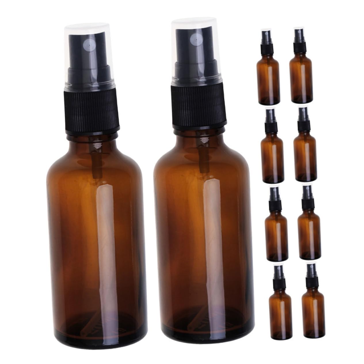 10stücke Nachfüllbare Parfümflasche Kleine Leere Sprühflasche Leere Glasflasche Parfümflasche in Reisegröße Tragbare Mini-sprühflasche Für Unterwegs
