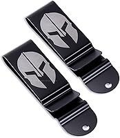 Vista 25 de Clips Universales de Cinturón de Metal - (Se Ajusta a Cinturones de 1.75 Pulgadas) – (Acabado Pulido o Negro) – Soportes de Clip de Reemplazo