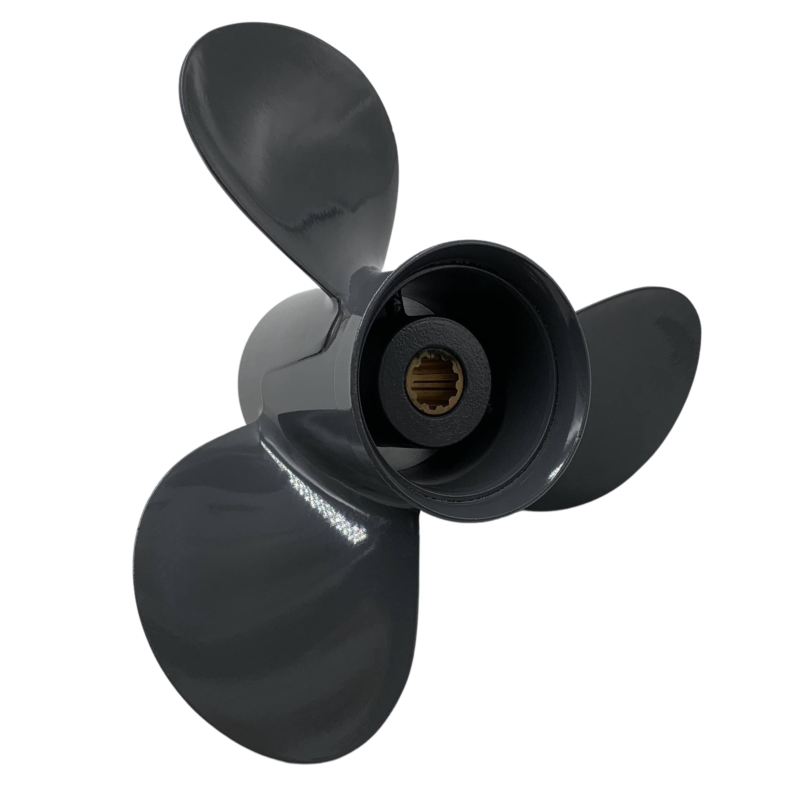 SLEIPNIR Bootspropeller 9 7/8x10 für Honda Außenborder 25-30PS Aluminium 10 Zähne OEM NO:58130-ZW2-F21ZA 9.9x10
