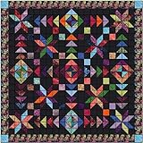 Material Maven Quilt Kit Tribal Sunset/Bali Batiks 2/ Queen/Pre Cut & Ready to Sew!!
