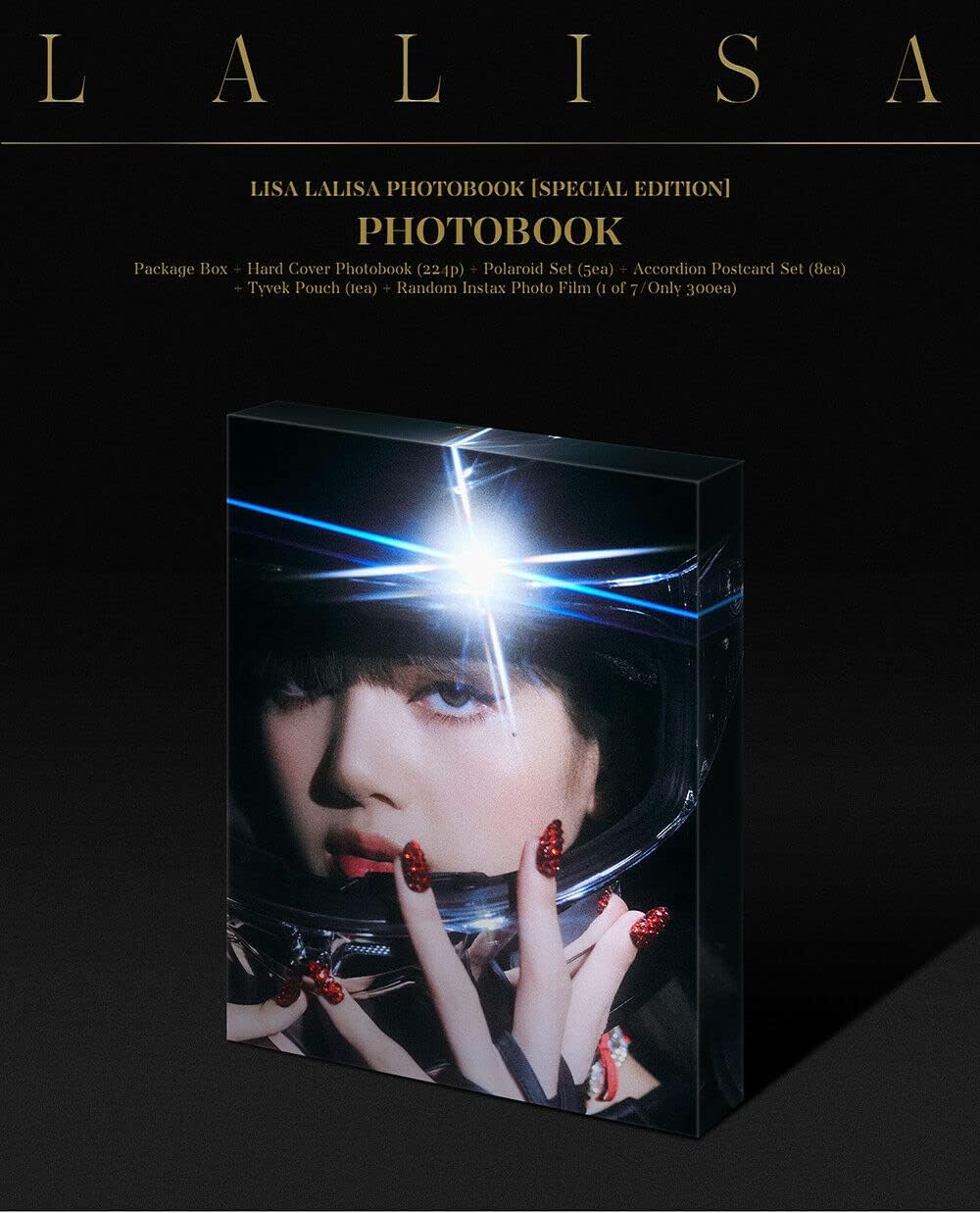 YG Ent. Lisa - LALISA [Photobook ver.] (Special Edition) Album+Gift(Decorative Stickers,Photocards)