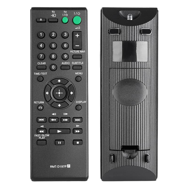RMT-D197P Fernbedienung Kompatibel mit Sony DVD Player DVP-SR370 DVP-SR760H DVP-SR160 DVP-SR750H DVP-SR120 DVP-SR170 Ersatz Controller