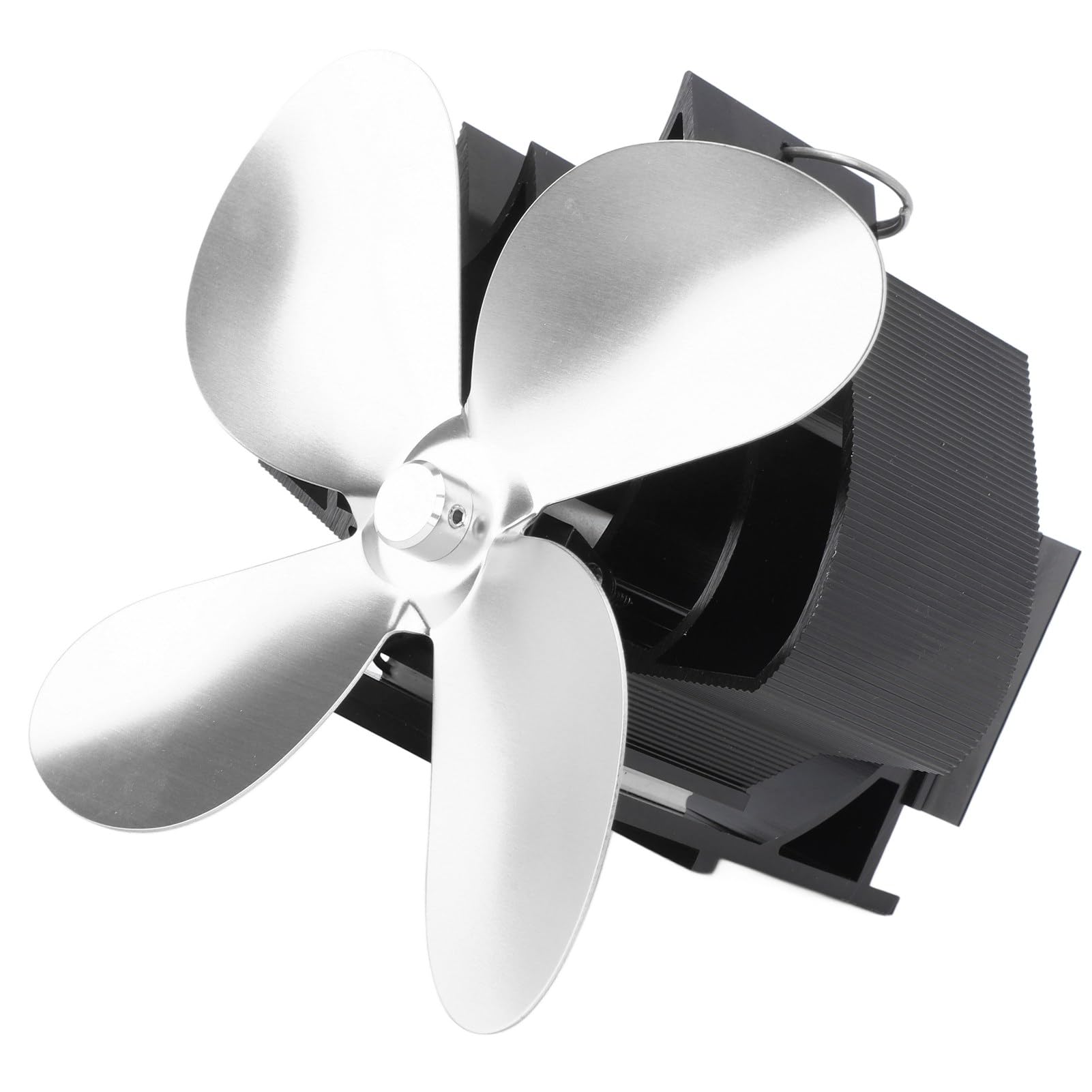 Ventilatore per Caminetto a 4 Pale Alimentato a Calore Montato a