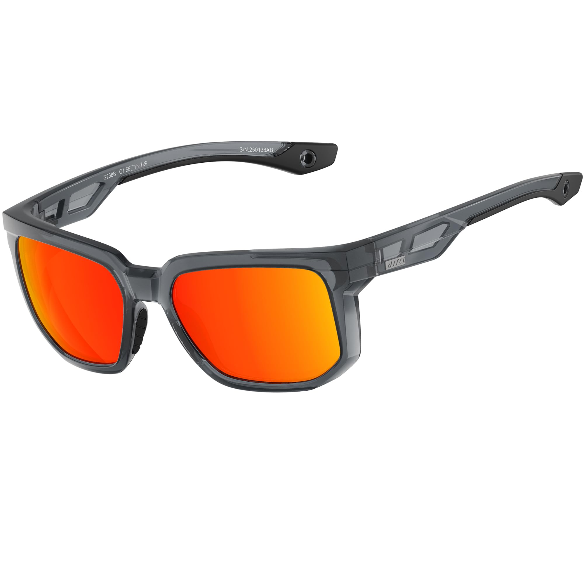 ATTCL Polarized Sunglasses Men Fishing Anti Slip TR90 Frame PC Lens UV400