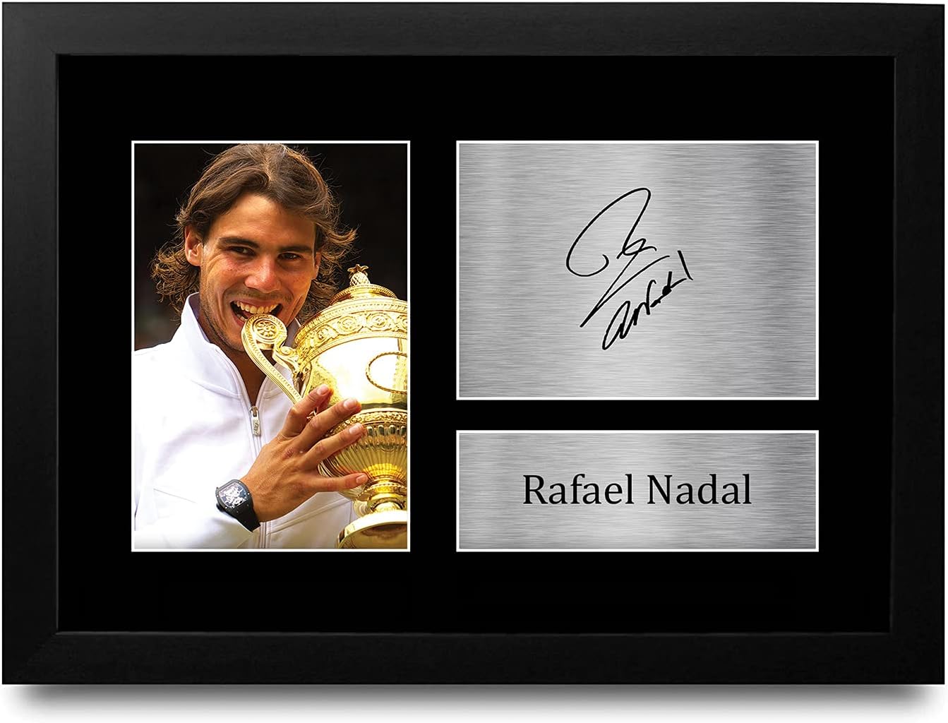 Rafael Nadal US Open Gifts Printed Signed Autograph Picture for Tennis Memorabilia Fans - A4 Framed