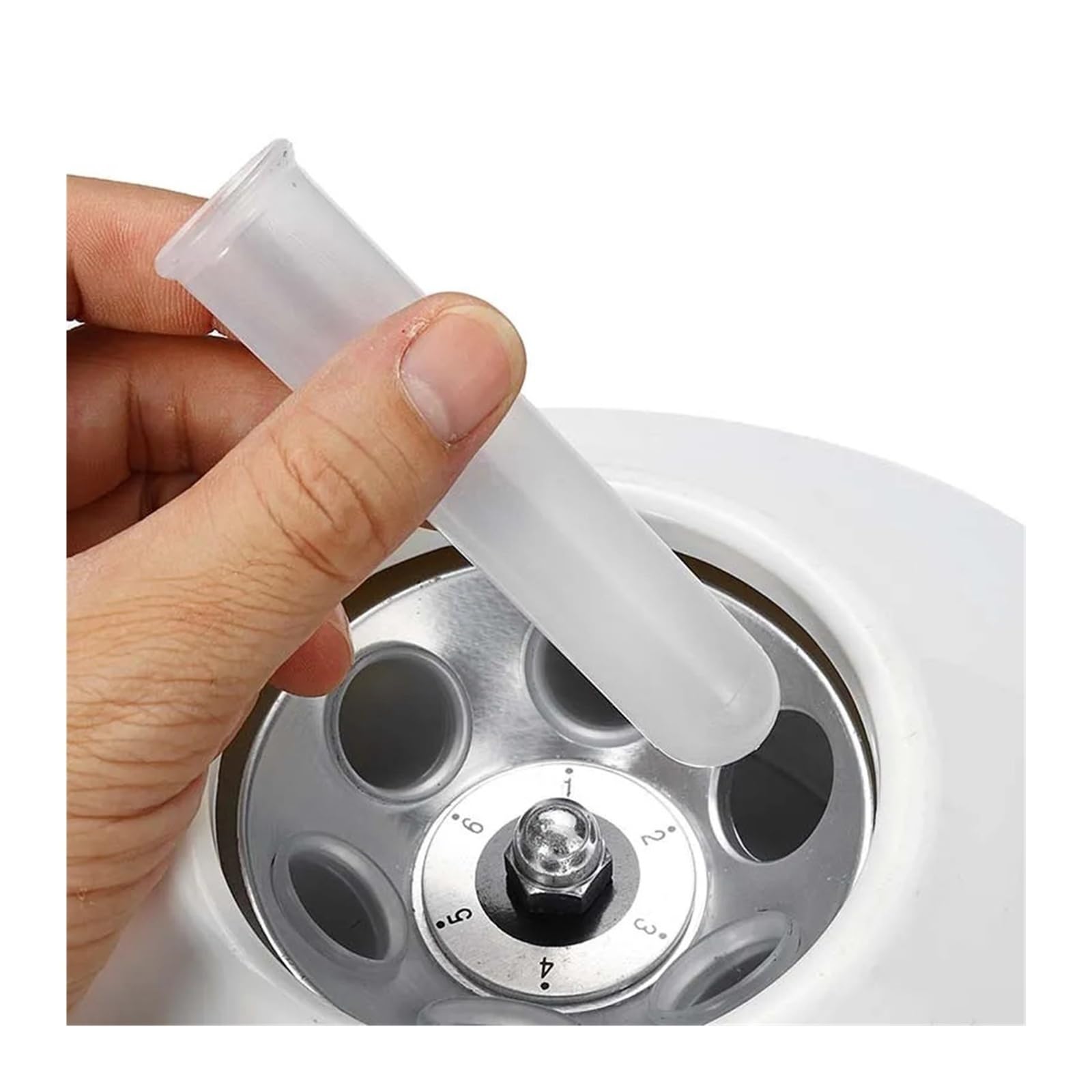 Centrífuga de Laboratorio eléctrica de 800D y 4000 RPM de Alta eficiencia, máquina de práctica médica, centrífuga de Escritorio(White)