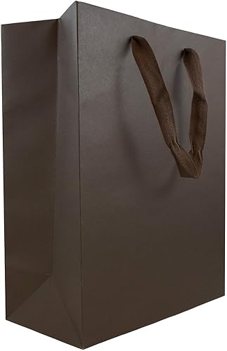 Miniatura 6 de JAM Papel Heavy Duty Kraft bolsas de regaloSe Vende por unidad, 673HDbl, Negro, 1