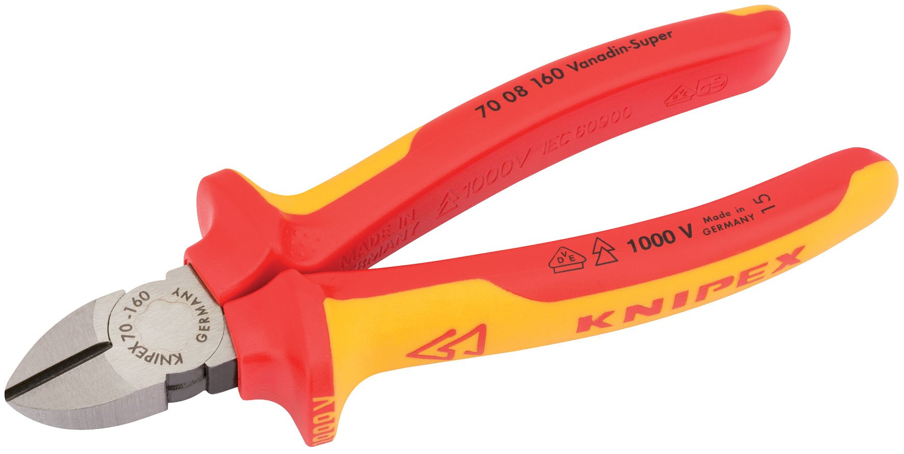 Draper Blue Knipex 31926 160Mm Fully Insulated Diagonal Side Cutters