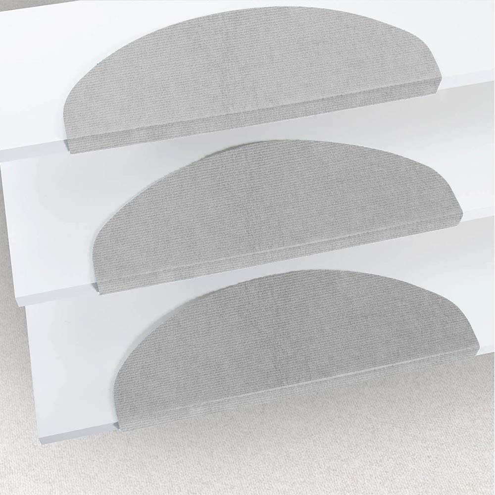 Lot de 15 autocollants antidérapants pour escalier - Rectangulaire - En polyester - Pour enfants et animaux domestiques - 65 x 25 cm