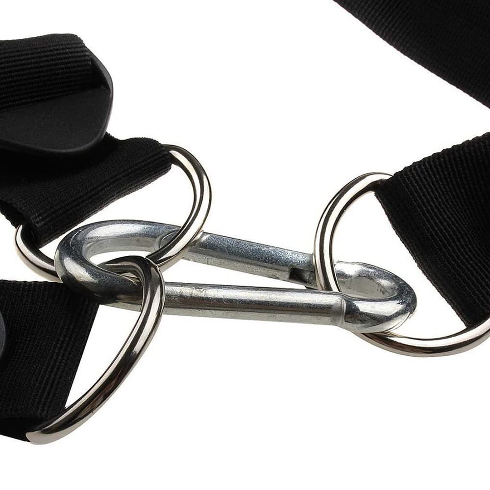 Columpio de puerta colgante con asientos, columpio de amor para parejas adultas con correas ajustables para los hombros