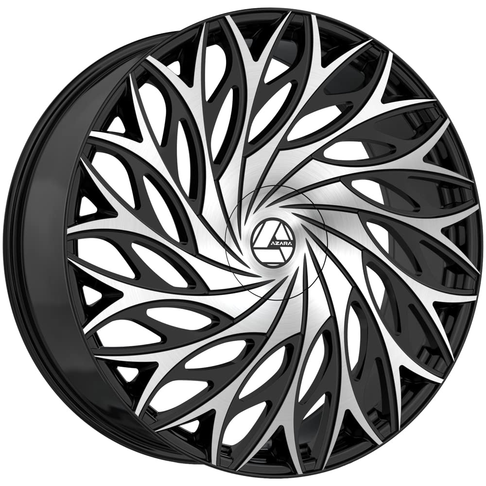 Amazon.com: Azara AZA-525 18x8 5x114.3 5x120 +35 Cb 74.1 Gloss