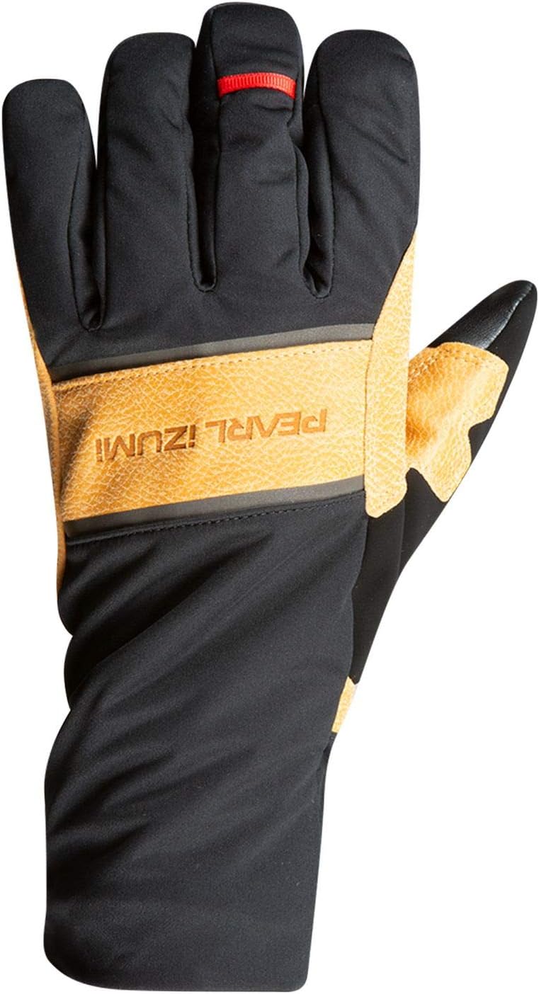 PEARL IZUMI Men's Gel Gloves, Insulated Cycling Glove, AmFIB, Ax Suede Laredo Palm, Touchscreen Compatibility