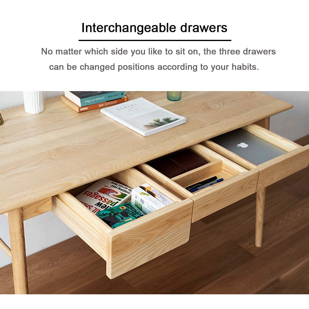 Escritorios de computadora para adolescentes, mesa de estudio, mesa de juegos, escritorio de oficina simple, moderno escritorio de madera, estación de trabajo, escritorio de maquillaje pequeño de