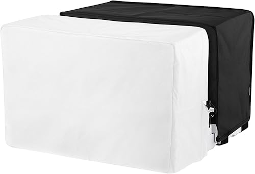 Fundas de aire acondicionado para exteriores 600D y cubierta de aire acondicionado interior para ventana en forma de U, con correas ajustables de