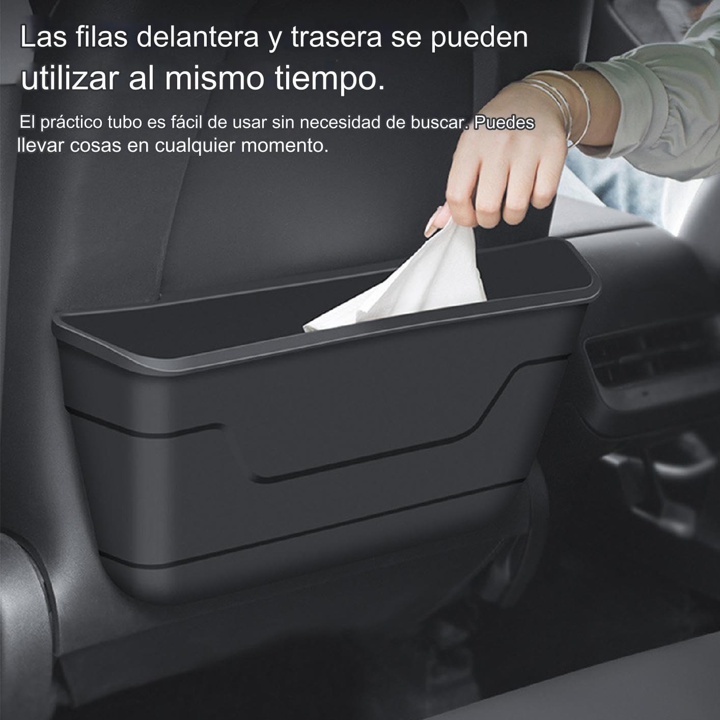 Organizador del Respaldo del Asiento del Coche Ahorradora De Espacio | Organizador Para Asiento Trasero Del Coche Para Organización Familiar, Diario Del Coche, Viajes, Desplazamientos Y