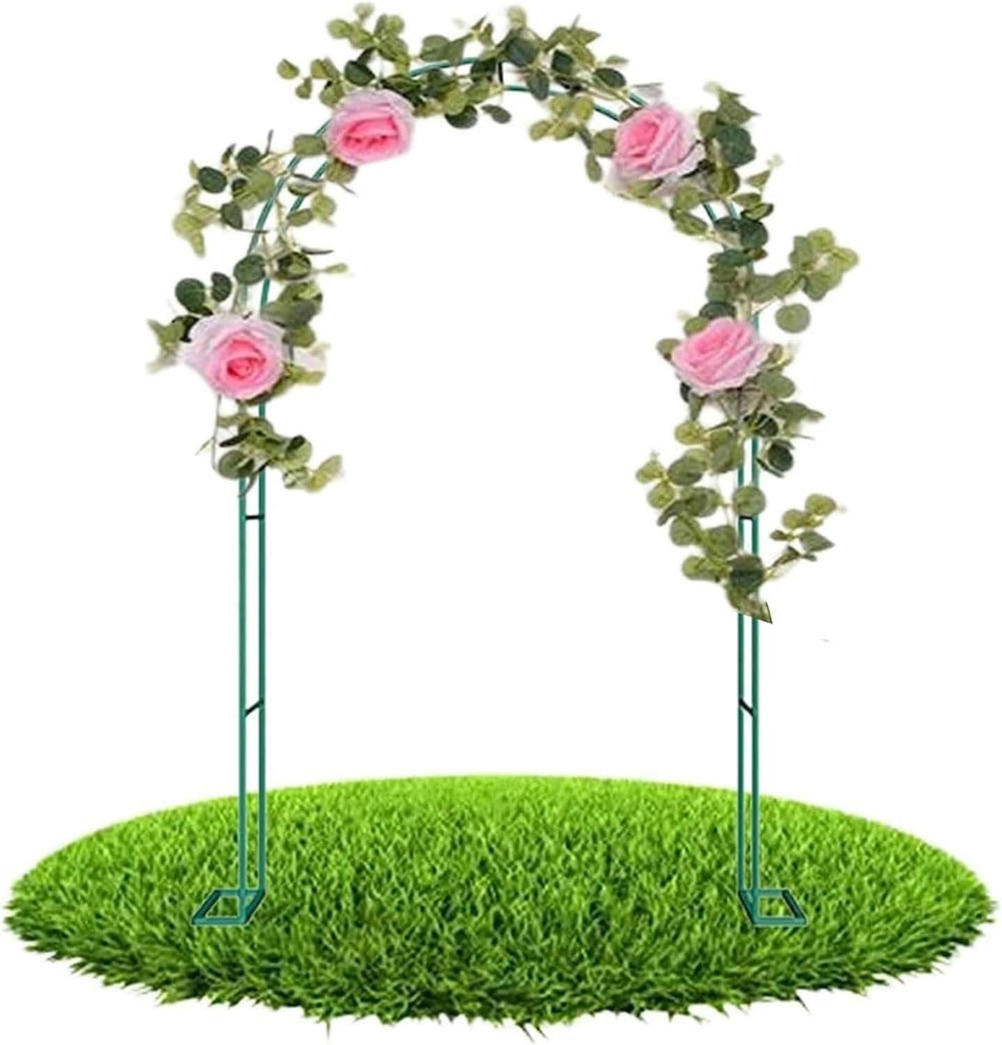 Arc de jardin en métal noir W2.8M*H2.2M pour plantes grimpantes