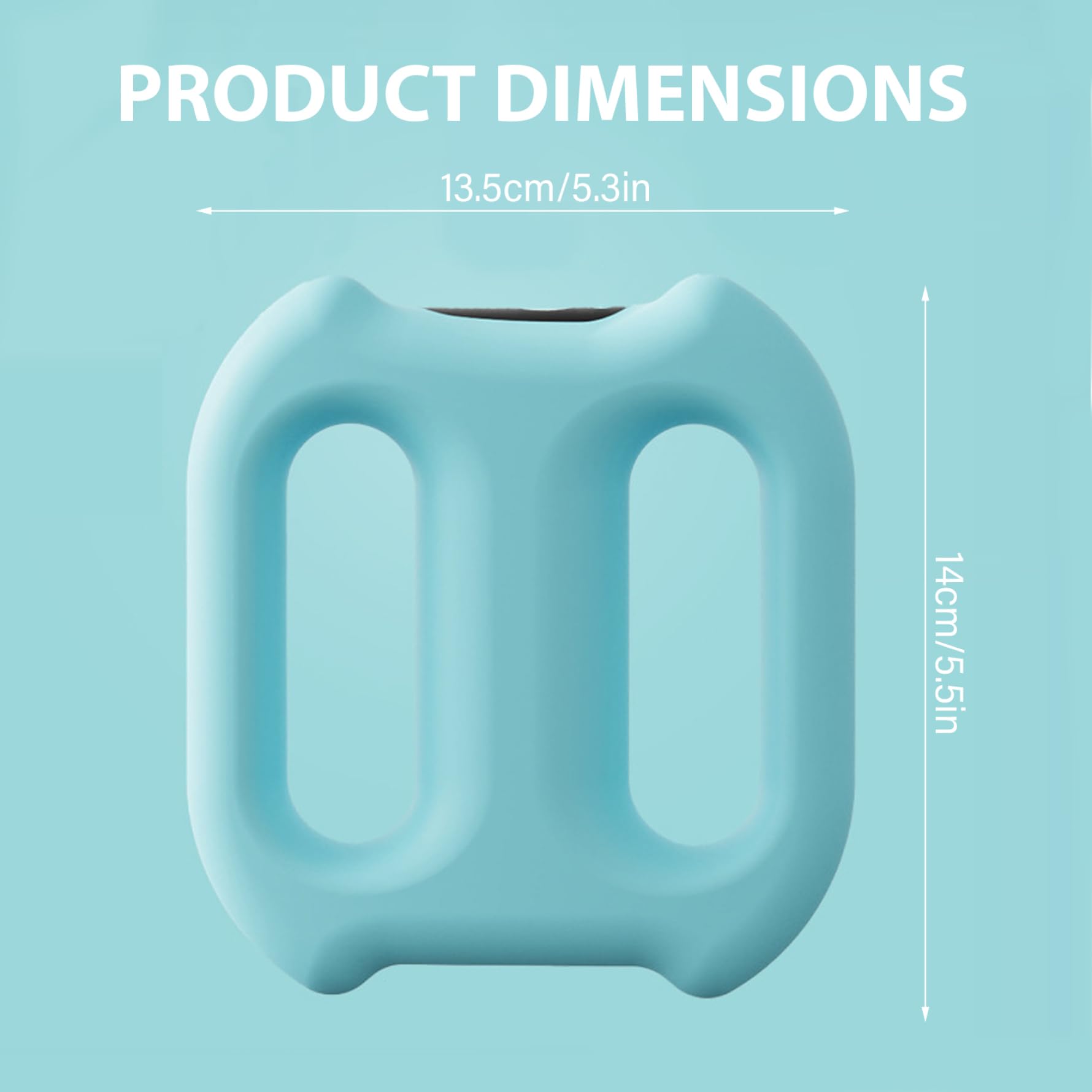 Masajeador de anillo de fascia 3 modos 5 intensidades Masajeador eléctrico para cuerpo completo Tipo C Anillo de yoga de carga para relajación muscular Azul