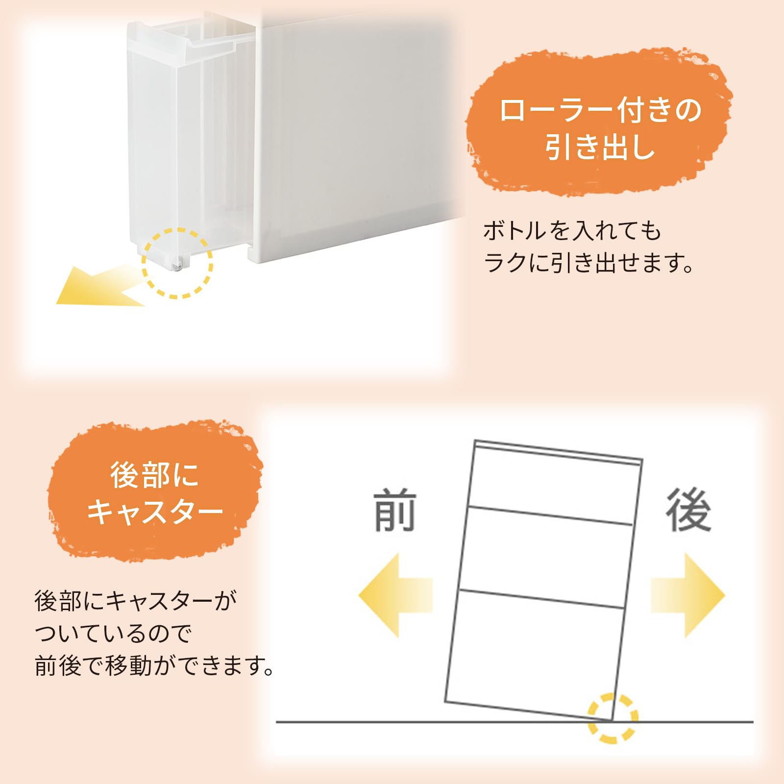 Amazon｜天馬 幅17cmの隙間収納にぴったりなスリムストッカー スキピタ