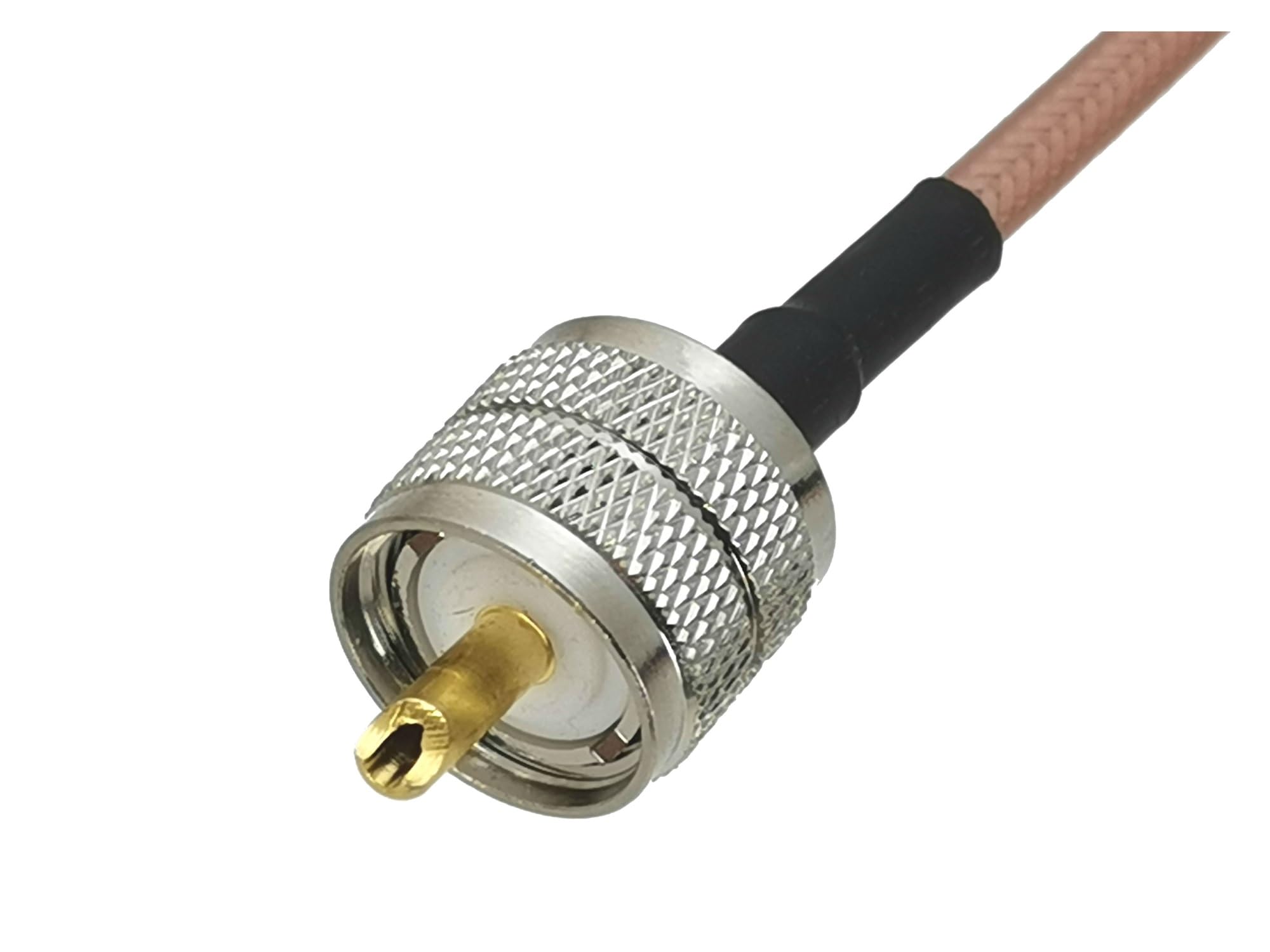 RG Cube Cavo Coassiale RG142 Argento SMA Maschio A N Femmina Paratia - Per Applicazioni RF, Lotto USA Cavo RF SMA A N Femmina - Foto 5