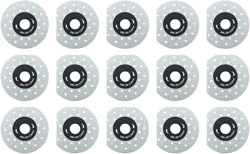 Tile Blade Discos para Cortar Ceramica 15PC 100mm Diamond Dry Cutting Disc Ultra-Thin Porcelain Rock Slab Saw Blade