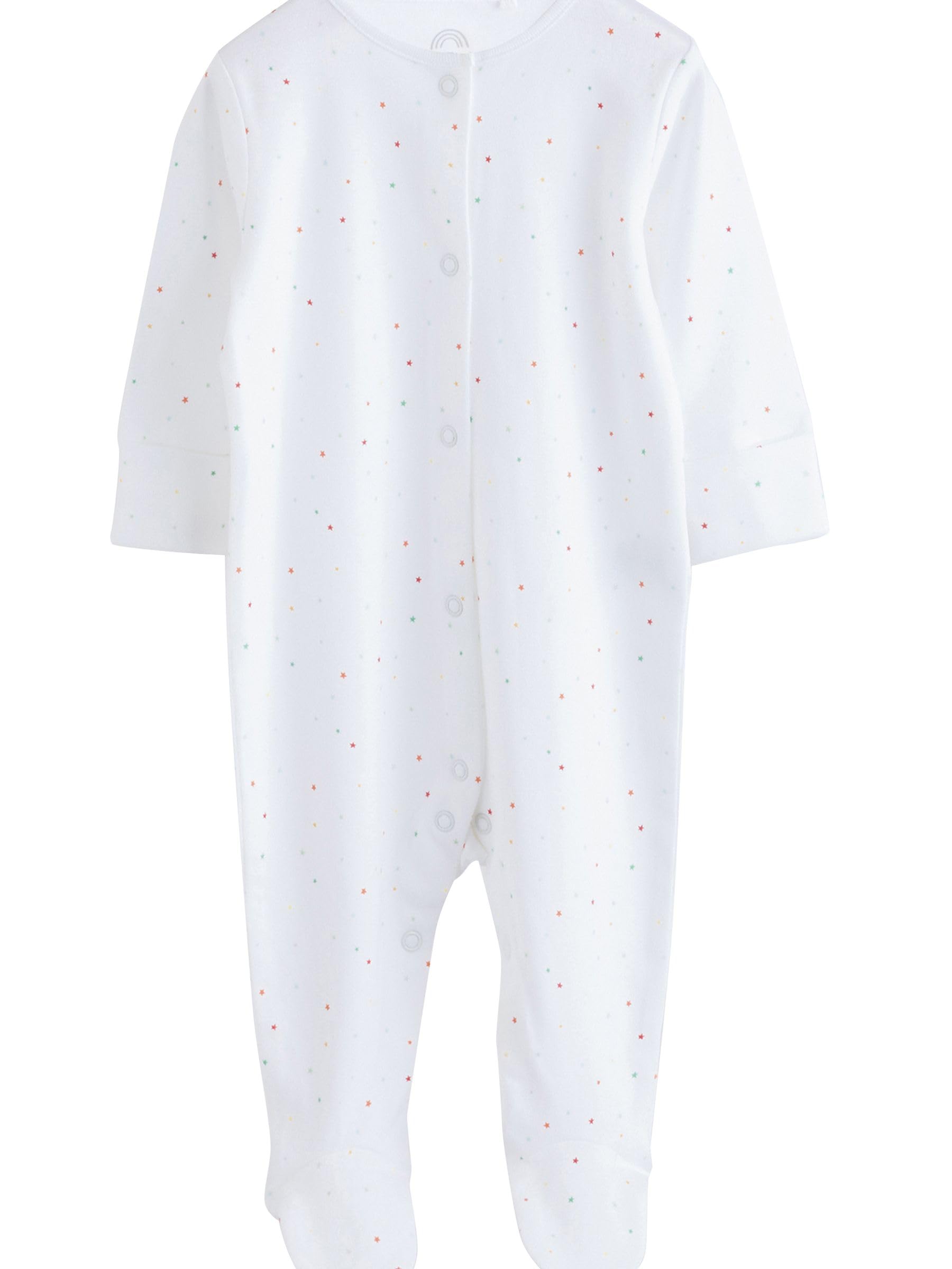 NEXT Noworodki unisex Zestaw 7 par śpiochów niemowlęcych zapinanych na zatrzaski
