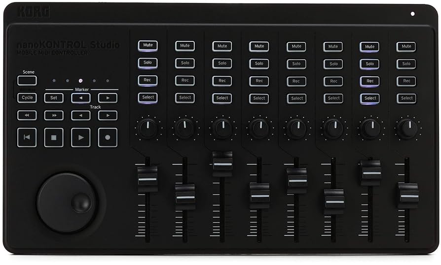 Korg nanoKEY Studio MIDIコントローラー Amazon.com: Korg Midi Controller (NANOKEY-ST),Black