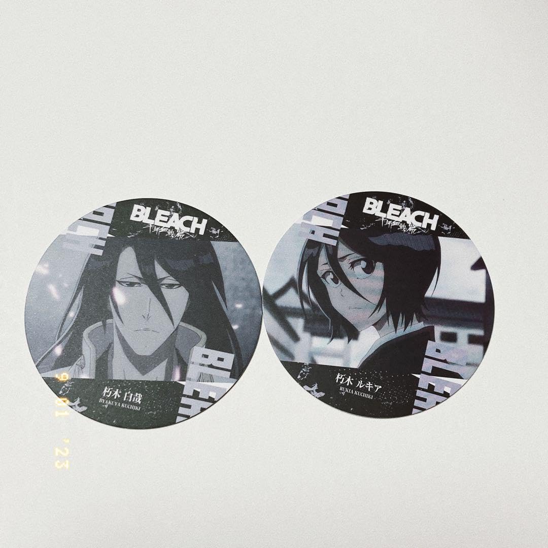 Amazon.co.jp: ブリーチ bleach コースター 朽木白哉 朽木ルキア