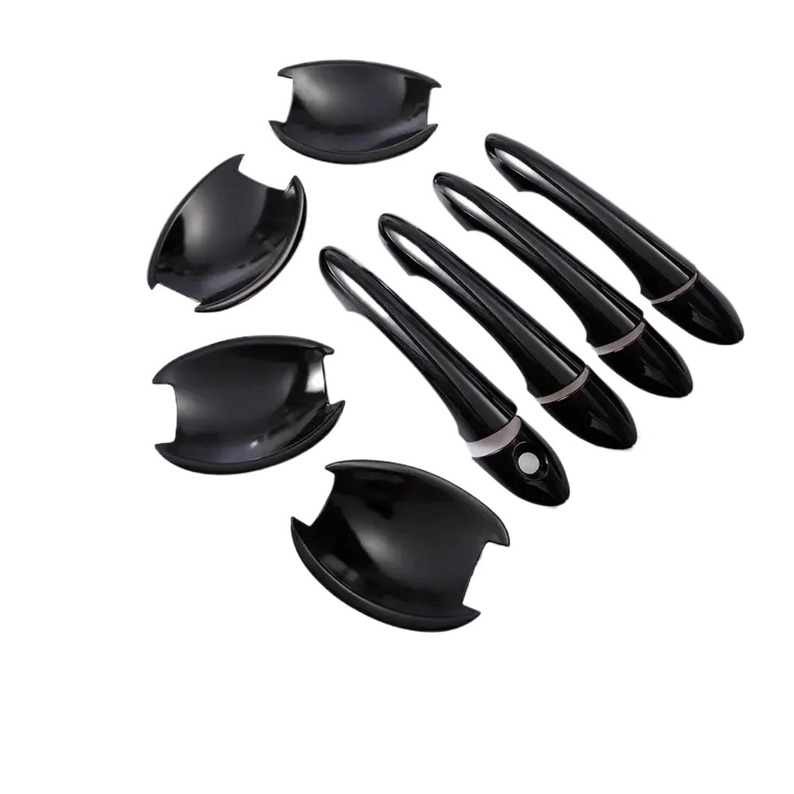 ATGCBCAUF Car Door Handle Cover Trim Sticker for Hyundai for Sonata I45 2011-2014 Car Exterior Door Handles