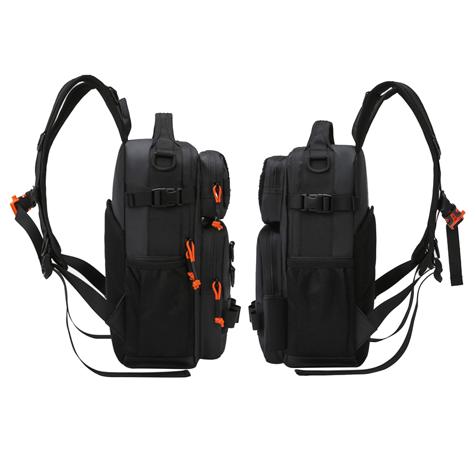 Genérico Mochila De Pesca Con Organizador,Organización Equipo Pesca - Mochila Impermeable Ligera Y Portátil Para Viajes Caza Camping Senderismo En Agua Salada Y Dulce