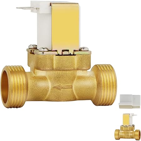 3/4 Zoll Magnetventil 12V DC - Messing Ventil Für Wasser & Gas