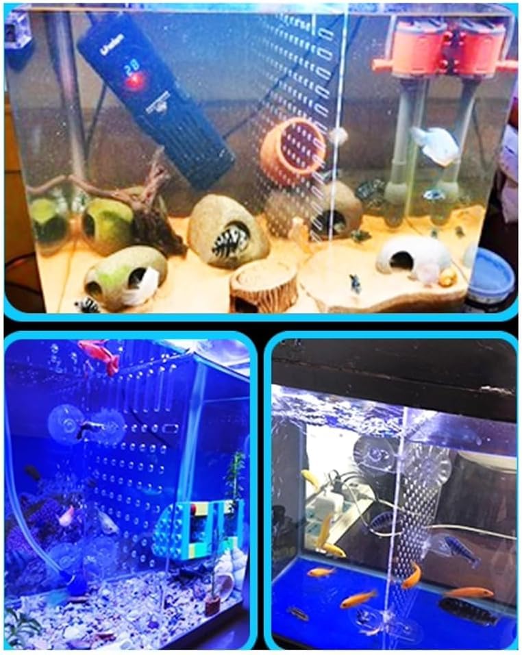 Separador acrílico para peceras, tablero de aislamiento transparente para particionar para evitar peleas de peces y tortugas