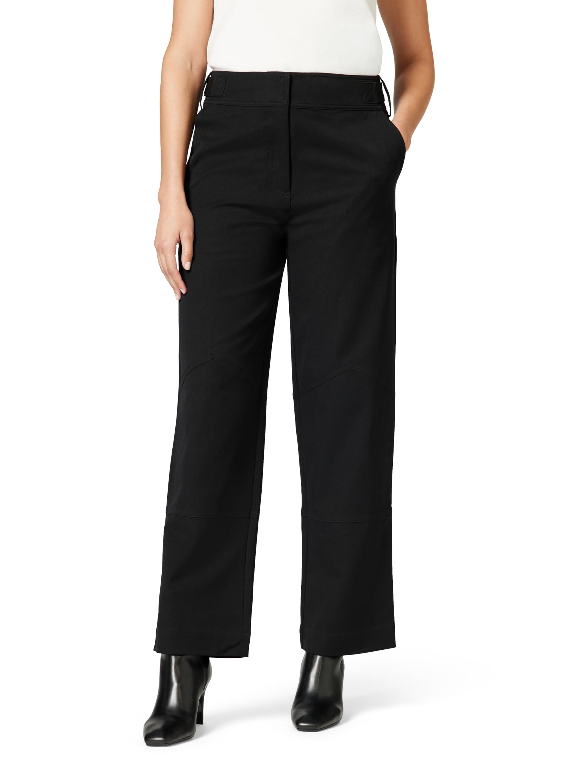 Desigual Damen Pant_jash, Schwarz, L