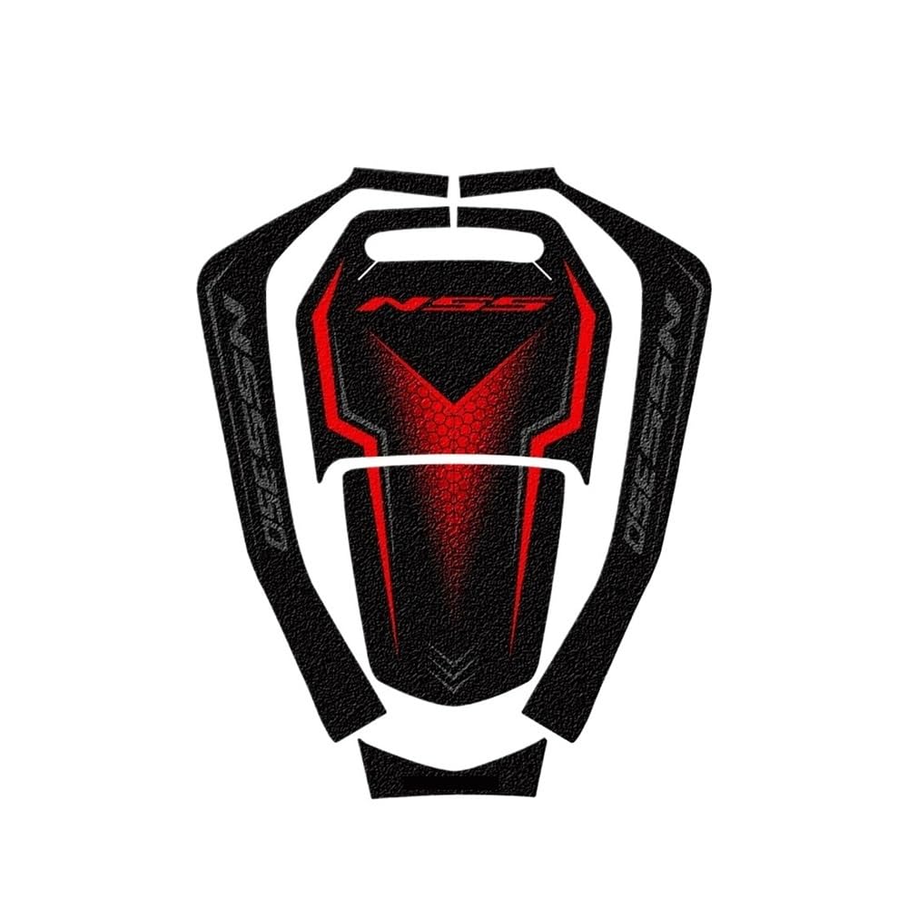 Autocollant réservoir moto Forza 350 grip latéral antidérapant