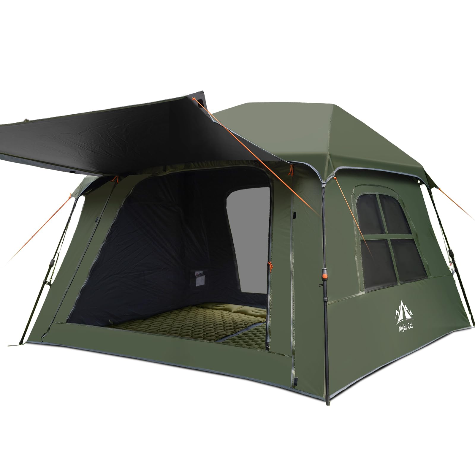 Night Cat Camping Zelt 1-4 Personen: Zelt Wasserdicht für Camping im Park Garten Festival