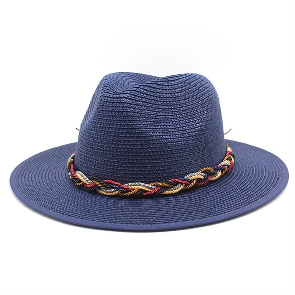 Amazon.com: Spring and Summer Straw Hat Panama White Top Sun Hat 