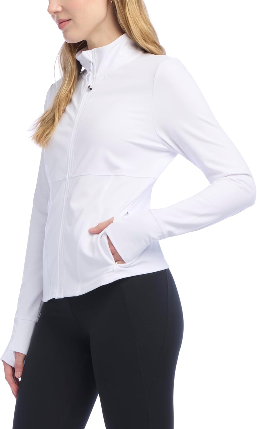 Danskin Women's Athletic Full Zip Corset Yoga Jacket