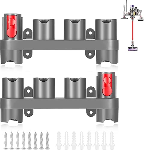 Miniatura 1 de Charlux Soporte de accesorios para Dyson V15 V12 V10 V8 V7 Gen5 Soporte de montaje en pared Soporte de herramientas organizador Accesorios para