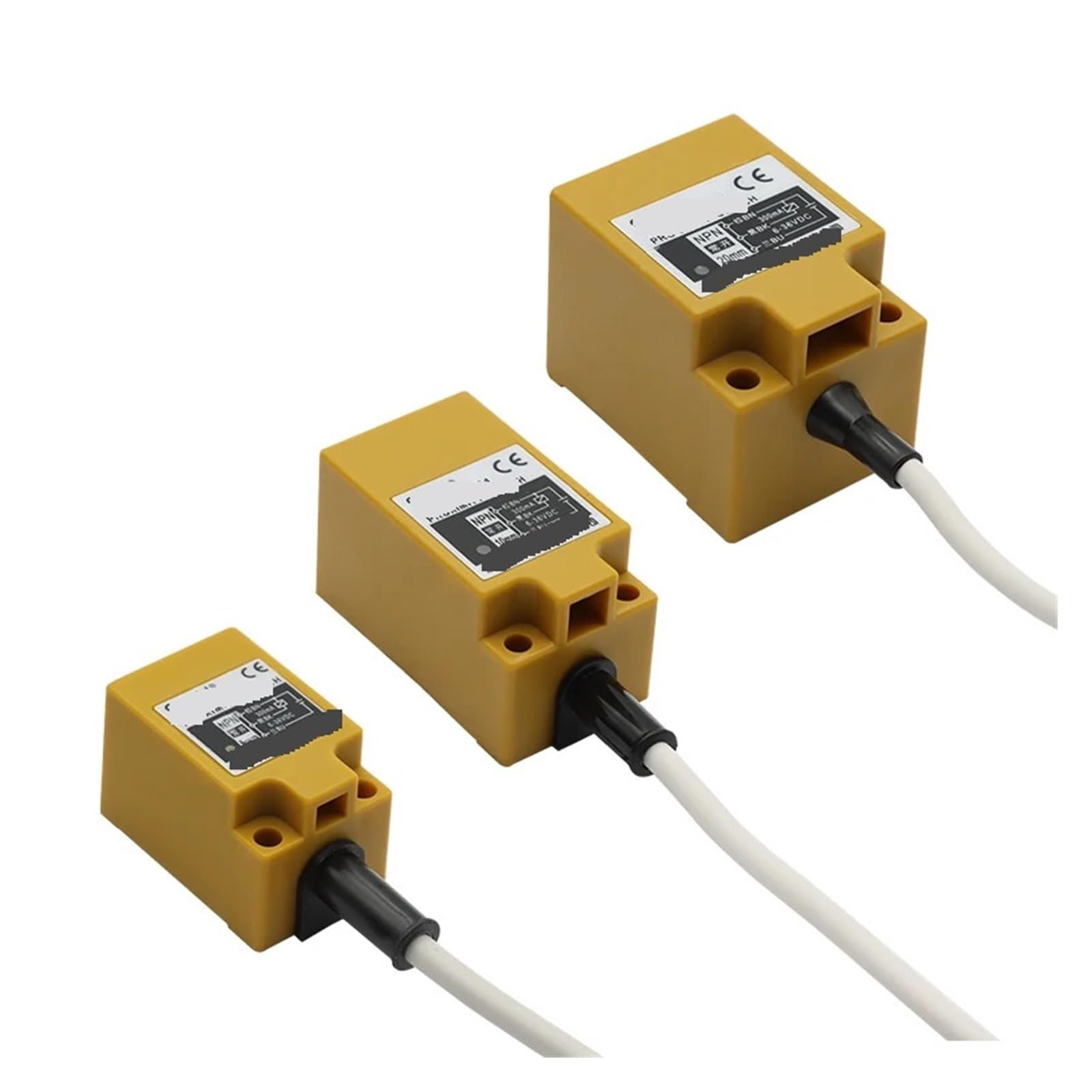 QAZXSEMUI TL-N5ME1 TL-N10ME1 TL-N20ME1 Square Sensor NPN PNP NO NC Position Inductive Proximity Switch(TL-N20M,PNP NO)