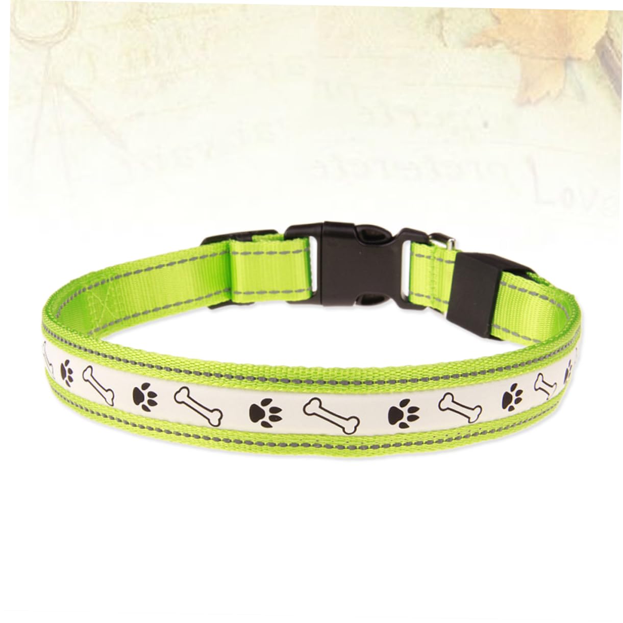 BESPORTBLE 3pièces Collier LED Rechargeable pour Chiens avec Motif De Collier Lumineux Sécurisé pour Nocturnes