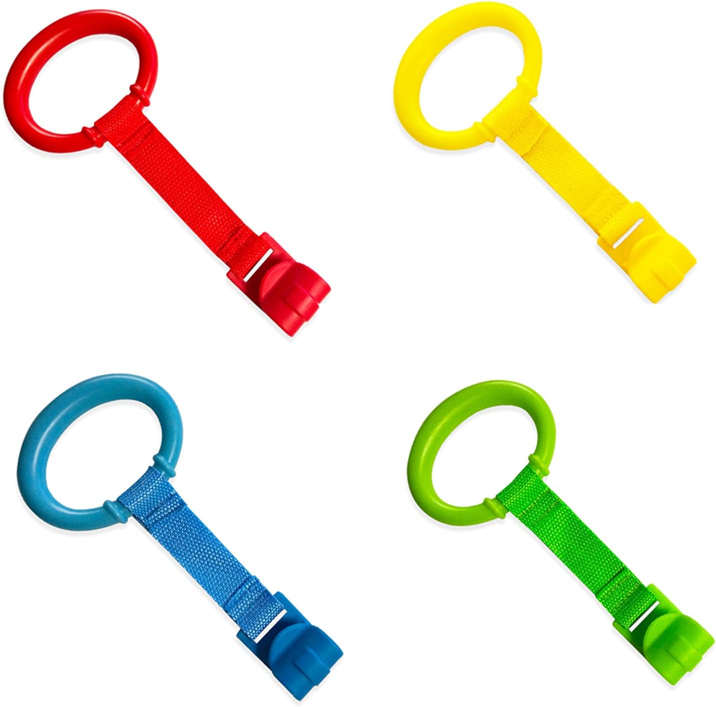 ZhongyifanBaby Pull up Rings,Baby Toddler Walking Assistant Pull up Ring,Play Pen Standing Rings,
