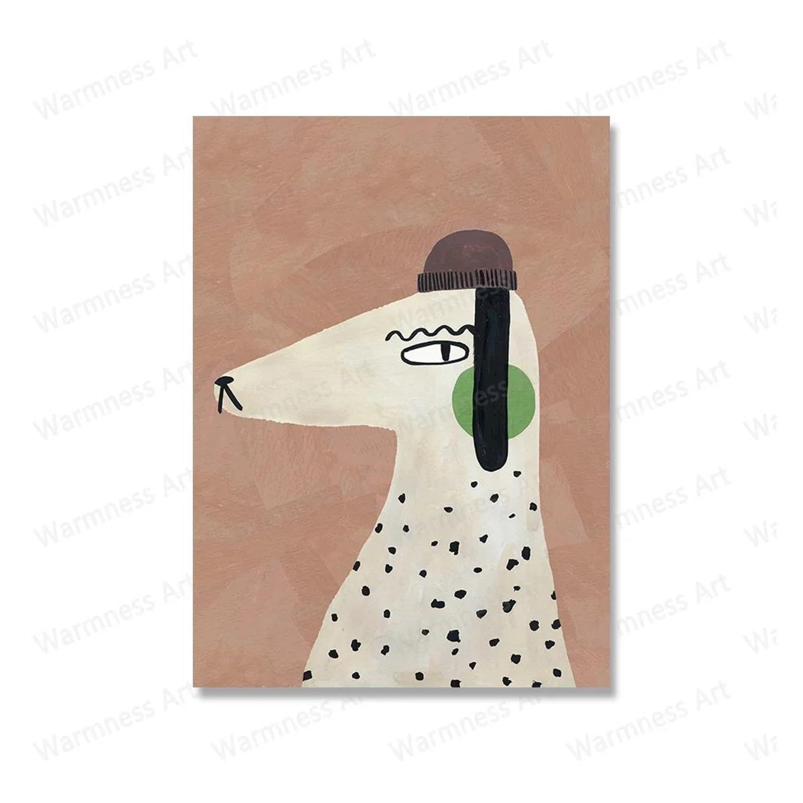 Affiche murale en toile HD scandinave pour créer un salon chaleureux