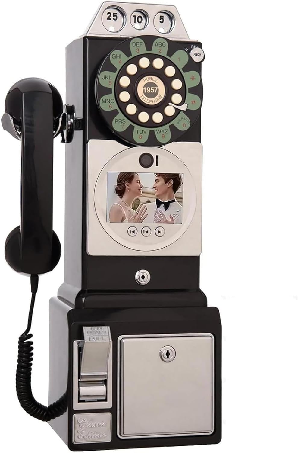 Messages vidéo personnalisés de mariage via livre d'or audio et téléphonique noir