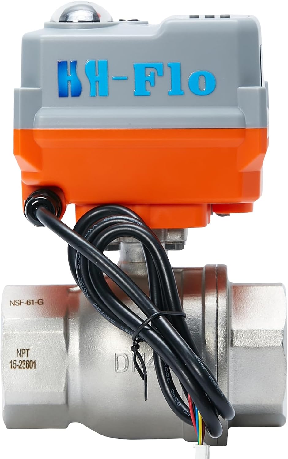2 Way 1.25" DN32 24VAC/DC 4-20mA/0-20mA Stainless Steel 304 Proportional Integral Modulating Control Motorized Ball Valve