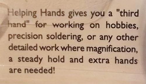 Miniatura 3 de 1 manos de ayuda con lupa y 2 clips ajustables