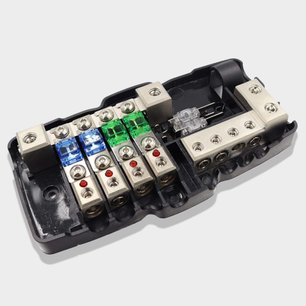 Kfz Sicherungsblock mit Anzeige 2 in 4 für Auto und Batterie