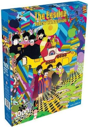 Amazon イエローサブマリン Yellow Submarine The Beatles ビートルズ ジグゾーパズル 1000ピース Aquarius社製 人気 John Paul George Ringo ジョン ポール ジョージ リンゴ Yellow2 ジグソーパズル おもちゃ