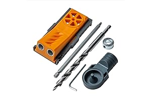 POWERTEC Pocket Hole Jig - Precision Woodworking Tool for Effortless Pocket-Hole Joints
