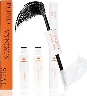 Lash Glue for Eyelash Clusters 2-IN-1 Lash Bond and Seal Waterproof Eyelash Glue DIY Lash Cluster Glue Individual Lash 72H+ DIY at Home 10ml