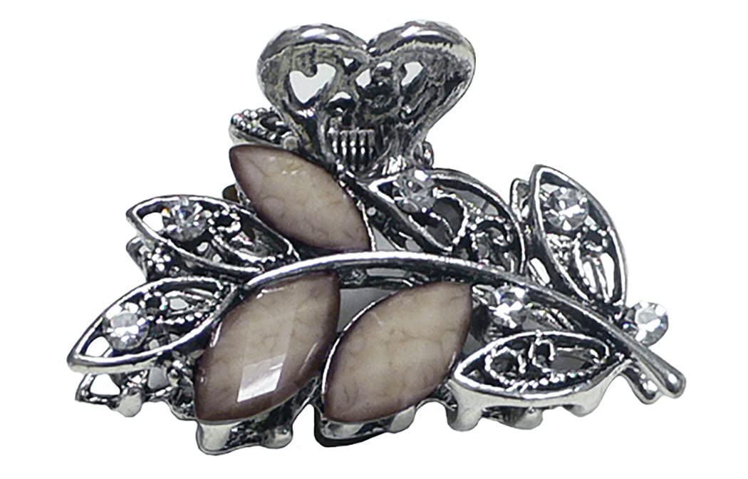 Combo Set of 6 Metal Small Jaw Claw Clips U86420-1521multiJetTaupe1515multiEmerPur-6