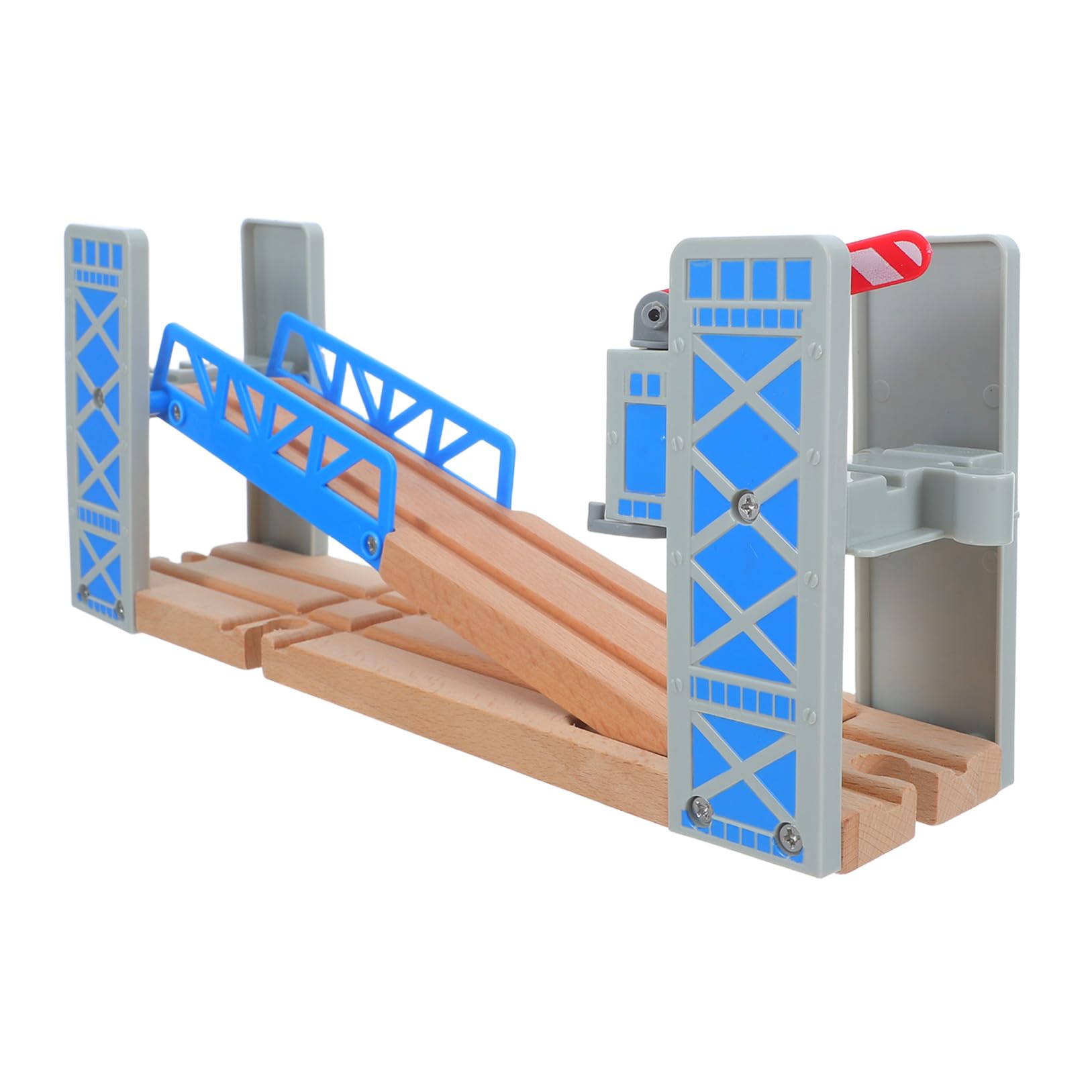 Pont ferroviaire en bois au modèle solide et finitions naturelles durables